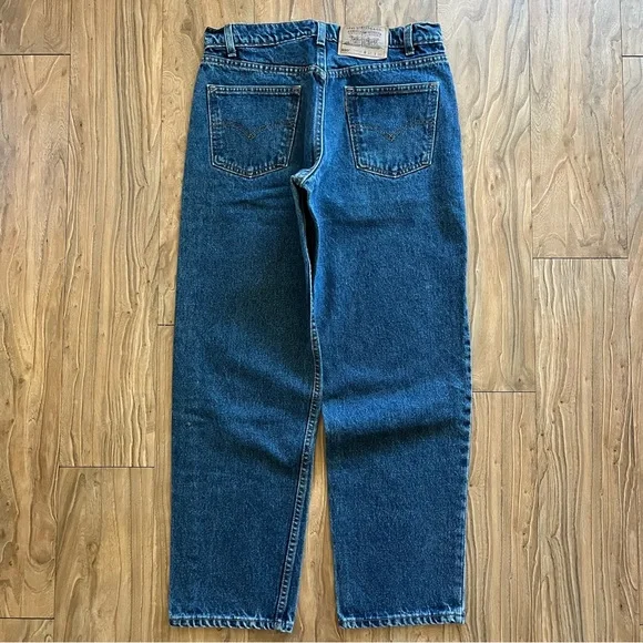 Vintage 90s Levi's orange tabs 550 made in USA denim pants - Picture 5 of 7